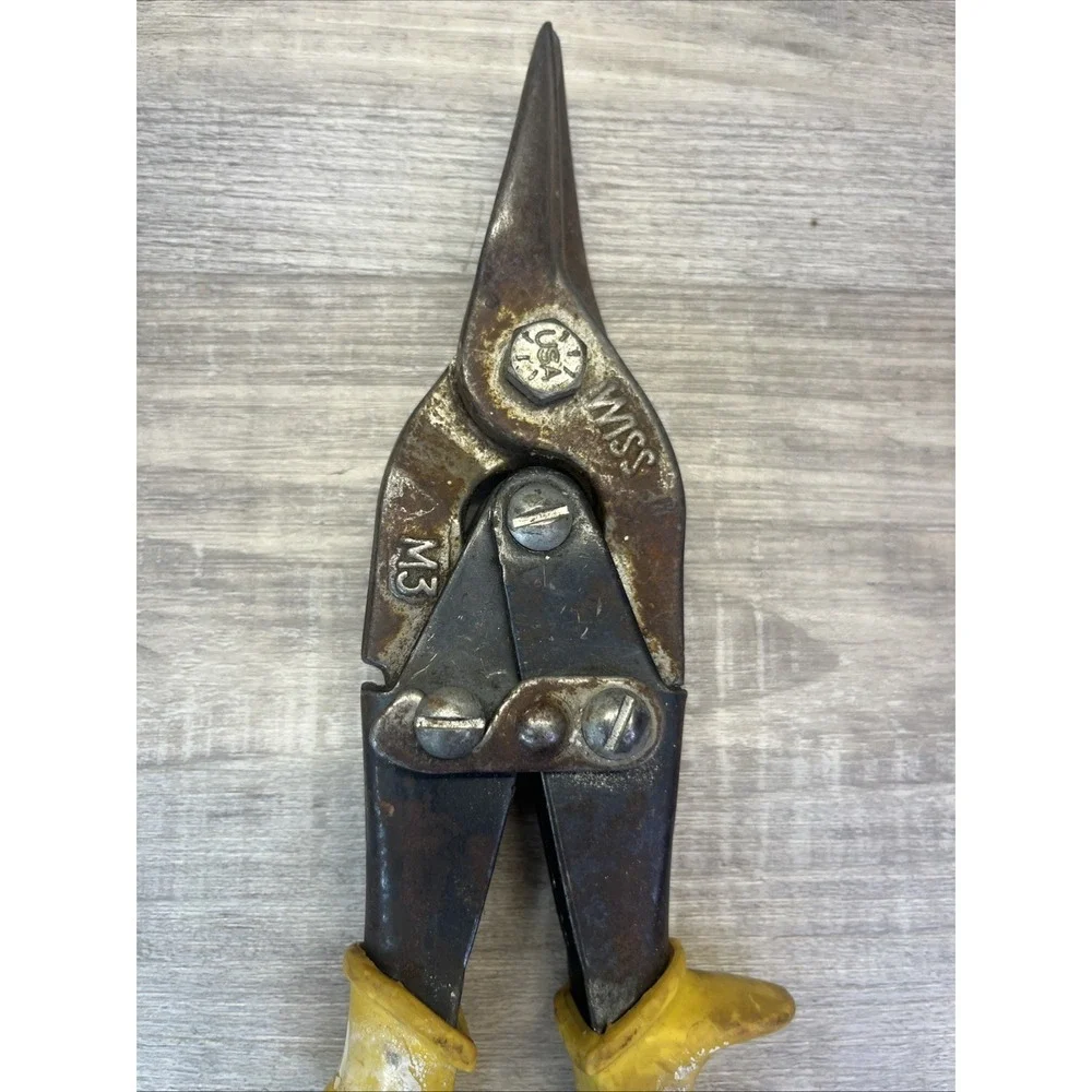 Vintage Wiss M3 Tin Snips Straight Cut Aviation 10